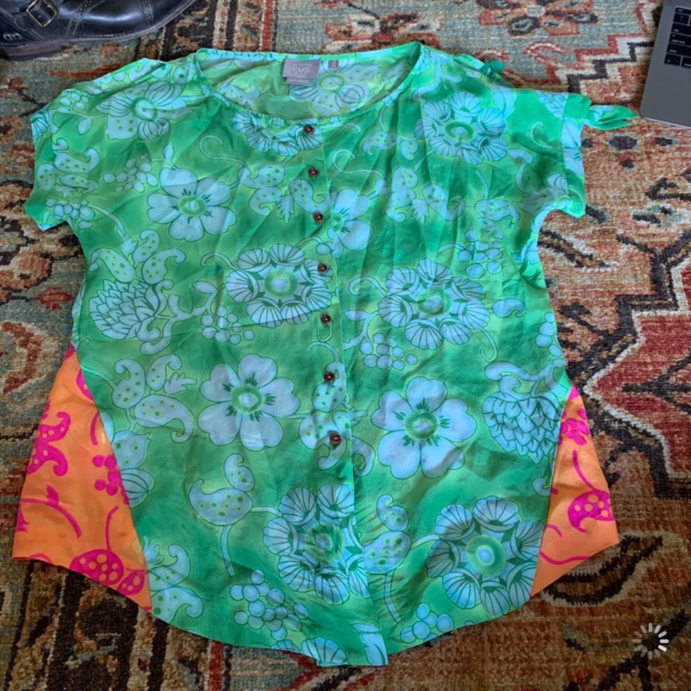 Anthropologie Vanessa Virginia silk blouse
